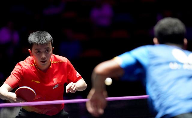 张本智和遭, 决胜局也未 张本智和遭, 决胜局也未